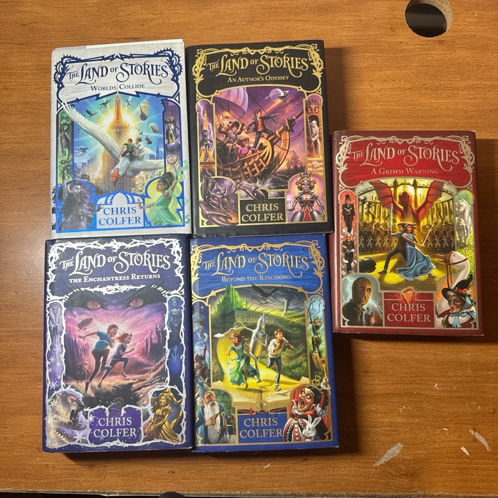 the land of stories series by chris colfer hardcover books, also sold separately
